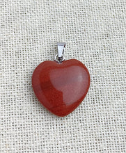 Gold Sand Stone Heart Pendant