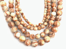 Red Net Jasper Bead Strand