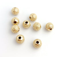 8mm Stardust Stripe Bead