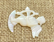 Mother of Pearl Cupid Charm