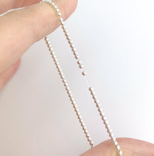 Sterling Silver Beaded Stretchy Bracelet