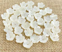 Mother of Pearl Flower Charm Sku#M71