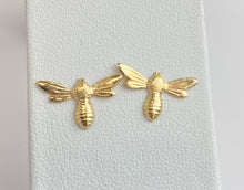 14k Gold Filled Bumblebee Stud Earring