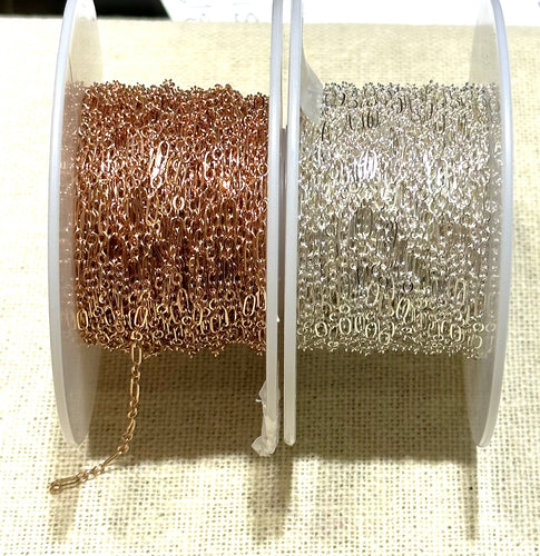 Small Flat Long & Short 3+1 Chain, Sku#S133F