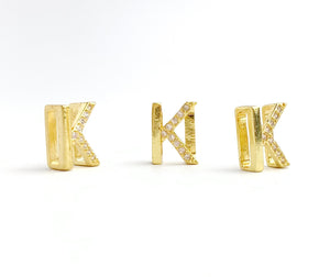 Gold Plated “K” Initial Charms