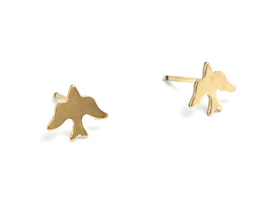 14KGF Bird Studs , Sku#294.020-4