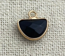 Onyx Gold Plated Charm