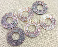 Mother of Pearl Circle Charm