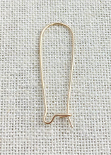 14k GF 35.0mm Kidney Ear Wire (0.76mm)