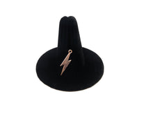 Striking 14kGF Lightning Bolt Charm