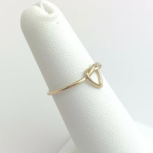 Gold Filled Heart Love Knot Ring
