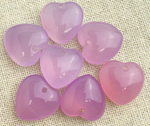 Rose Quartz Heart Charm Sku#M2196
