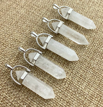 Crystal Quartz Silver plated Pendant