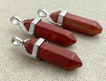Jasper Silver Plated Pendant