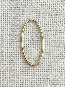14k Gold Filled Oval Jump Ring CL 19ga