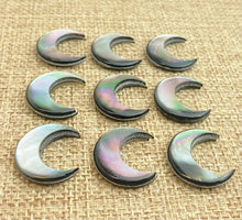 Mother of Pearl Moon Charm