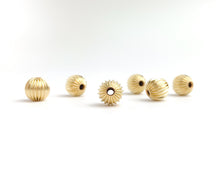 8mm Straight Corrugated Bead