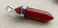 Jasper Silver Plated Pendant