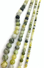 Blue & White Jade Bead Strand Sku#M2885