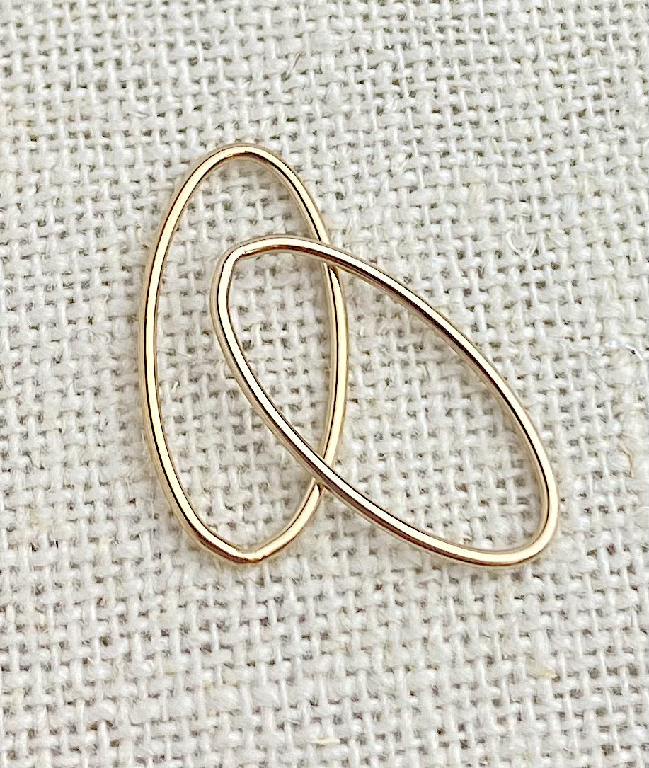 14k Gold Filled Oval Jump Ring CL 19ga