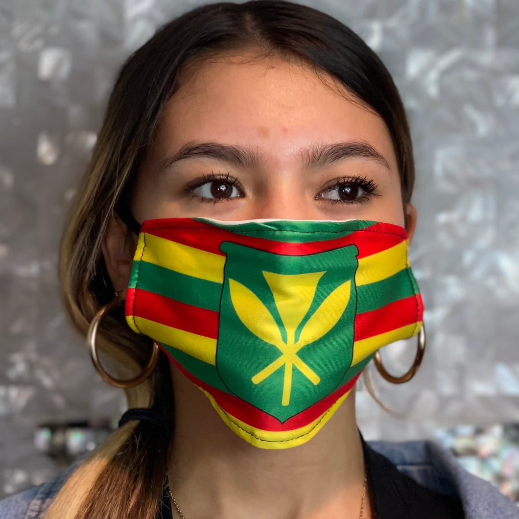 Kanaka Flag Face Mask
