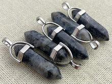 Silver Plated Shimmer Stone pendant