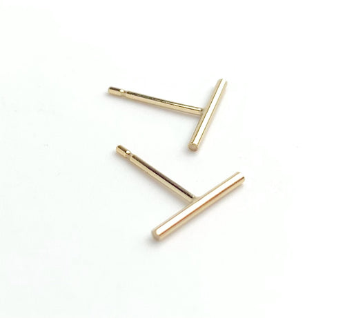 14k Gold Filled Bar Post Earring