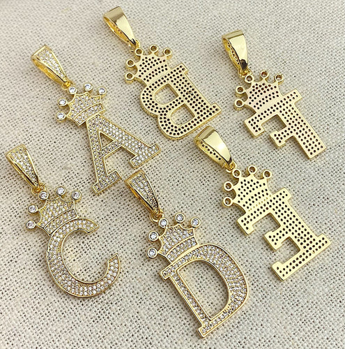 Gold Plated “K” Initial Pendant