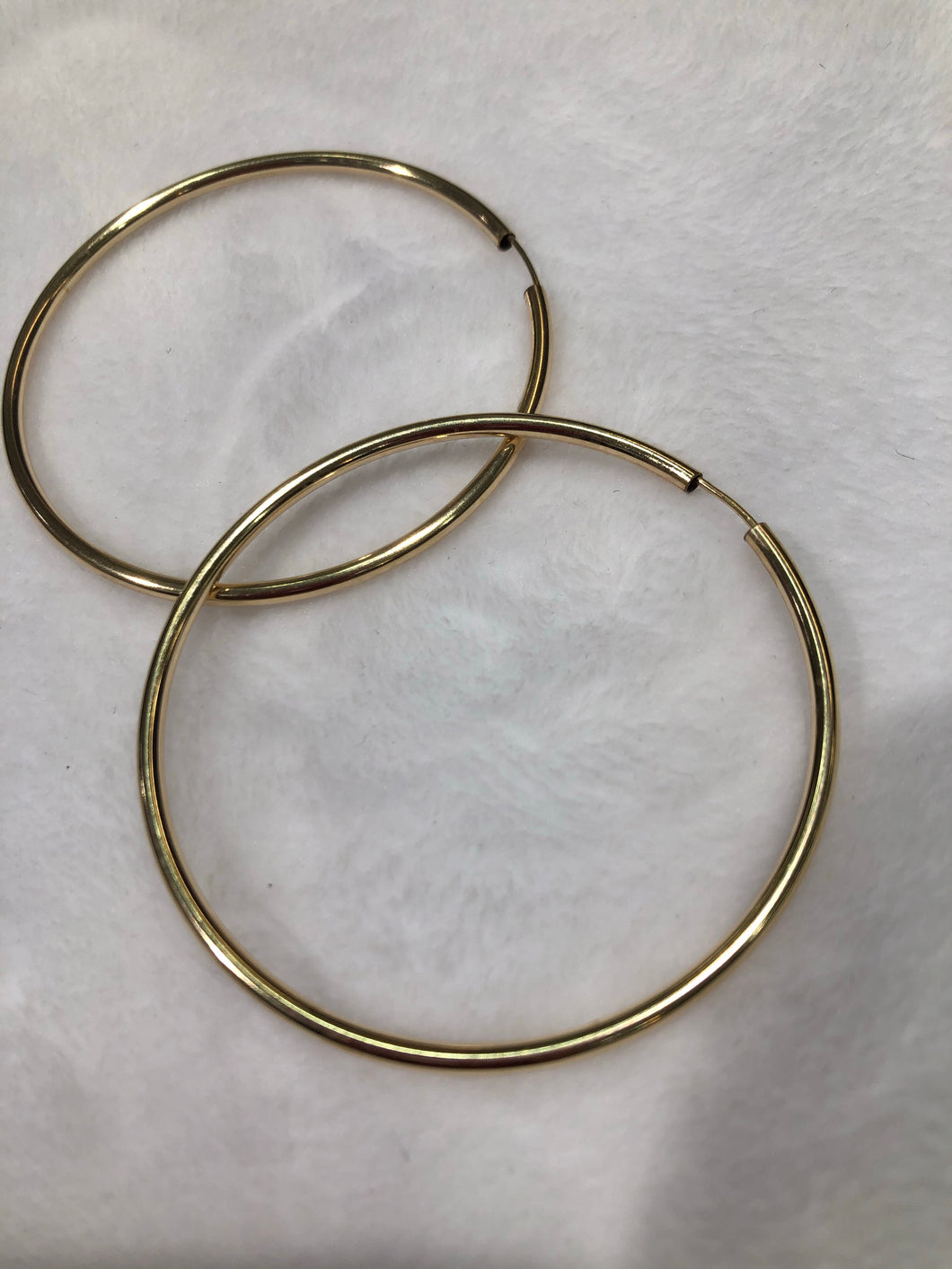 14KGF Hoop Earrings