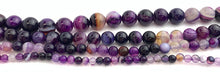 Purple Agate Dyed Bead Strand Sku#M2709