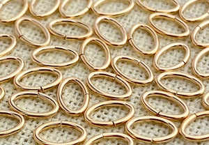 14k GF Oval Jump Ring 19ga 0.89x4.9x7.6mm