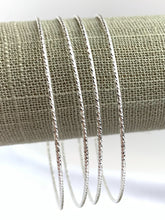 SS Sparkle Wire Stacking Bangle