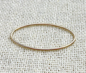 14k Gold Filled Oval Jump Ring 19ga 0.89x30x15mm CL
