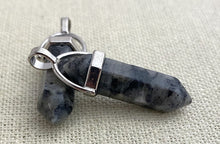 Silver Plated Shimmer Stone pendant