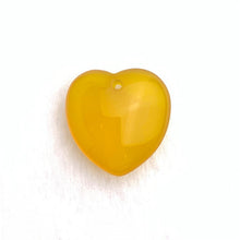 Yellow Quartz Heart Charm Sku#M2195