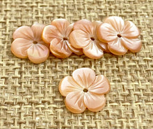 Mother of Pearl Flower Charm