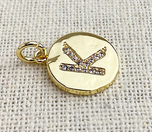 Gold Plated “K” Initial Charm