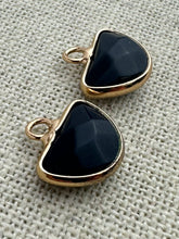 Onyx Gold Plated Charm