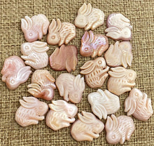 Mother of Pearl Bunny Charm Sku#M138