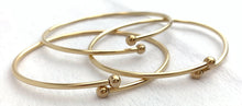 Flex Bangle w/Threaded Ball, 14k Gold Filled, #40115507L