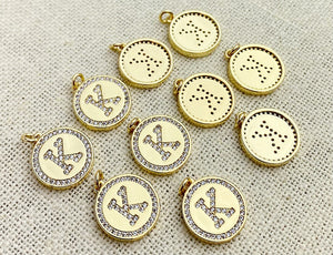 Gold Plated “K” Initial Charm