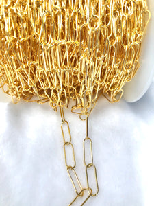 5.4mm Elongated Cable Chain, 14k Gold Filled, Sku#SM768