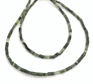 Green Grass Jasper Bead Strand