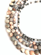 Pink Travertino Alhambra Bead Strand Sku#M2911