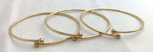 Flex Bangle w/Threaded Ball, 14k Gold Filled, #40115507L