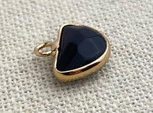 Onyx Gold Plated Charm