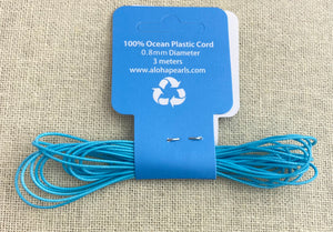 100% Recycled Ocean Plastic Cord 0.8mm