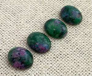 Ruby Fuchsite Oval Cabochon