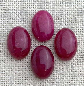 Ruby Oval Cabochon
