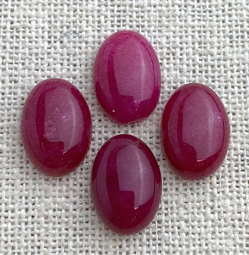 Ruby Oval Cabochon